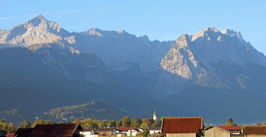 Panorama von Garmisch-Partenkirchen