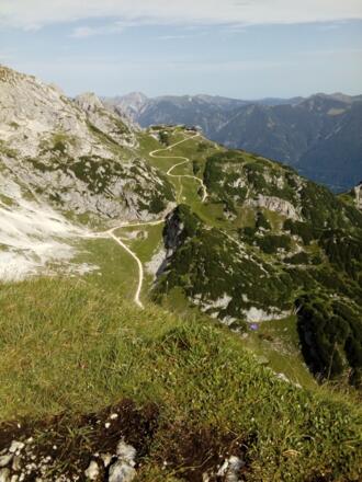 Blick vom Nordwandsteig