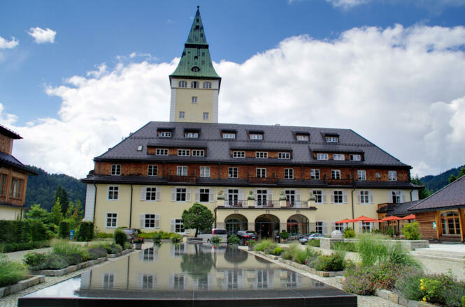 Schloss Elmau – Startpunkt der Fitnessrunde