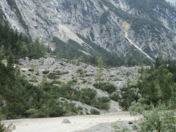 Bergsturz Steingerümpel