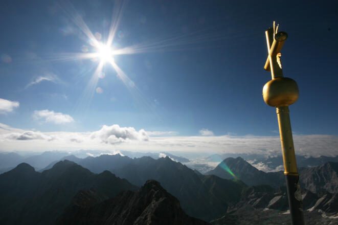 Gipfelkreuz der Zugspitze