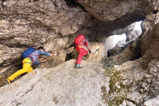 Jetzt geht&#039;s gleich durch die Stopsel wieder nach draußen