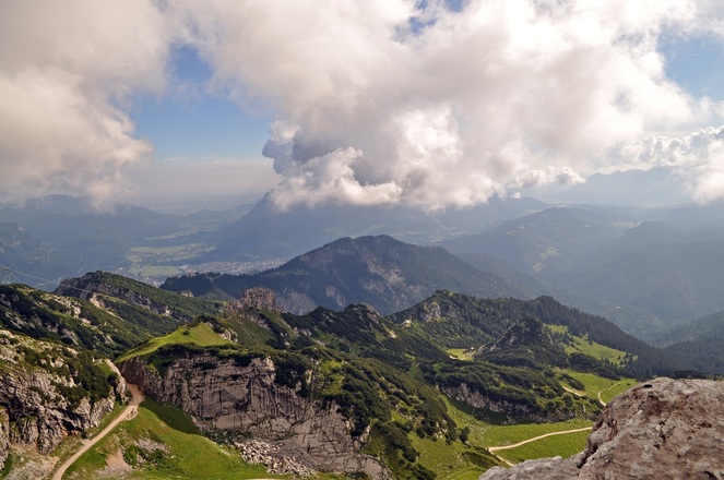 Blick vom Bernadeinkopf in Richtung München