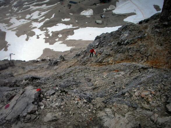 Versicherter Aufschwung vom Platt zum Gipfel (08.08.2012)