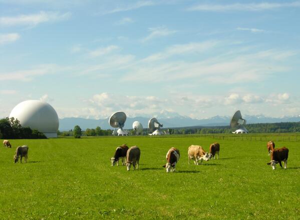 Raisting, Erdfunkstelle