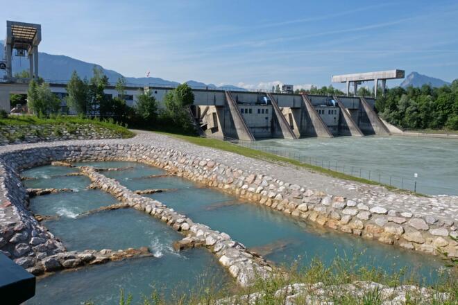 Innkraftwerk Niederndorf, Fischtreppe