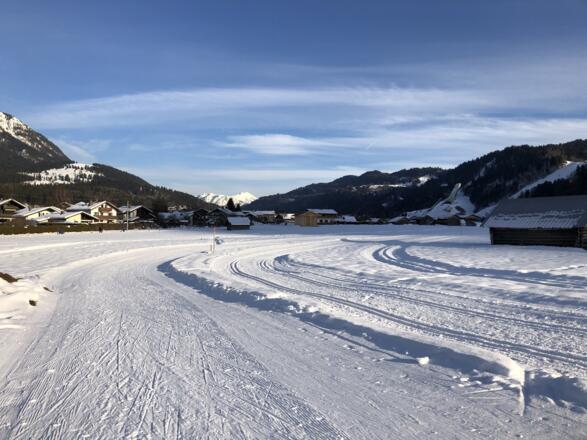 Langlaufloipen im Talkessel von Garmisch-Partenkirchen