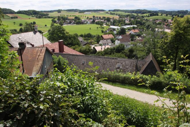 Eine schöne Aussicht vom Kloster Andechs in Eiling.