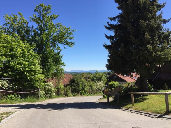 Hohenschäftlarn Berglick oben bei der Kirche
