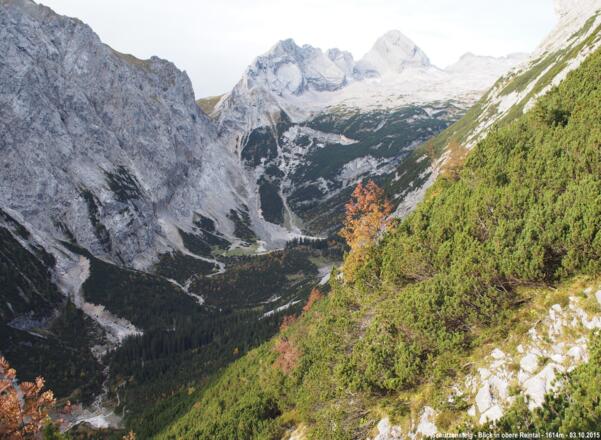 Schützensteig - Blick ins hintere Reintal