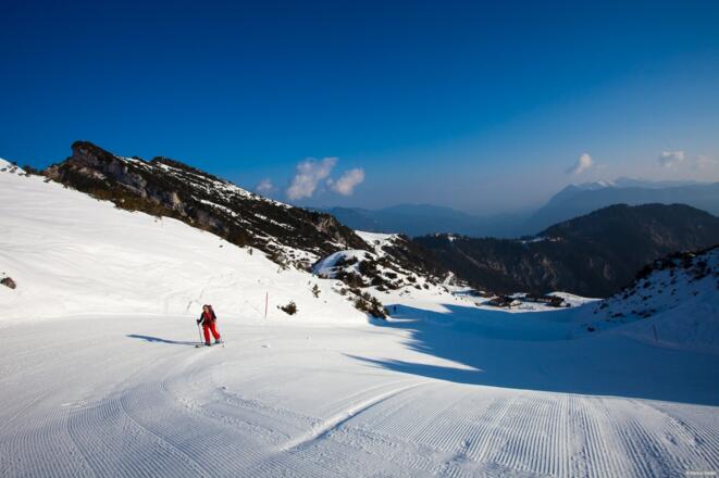Piste an der Hochalm