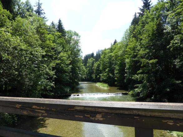 Rückweg entlang der Mangfall