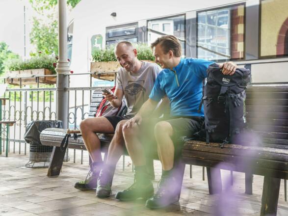 Am Bahnhof Tegernsee