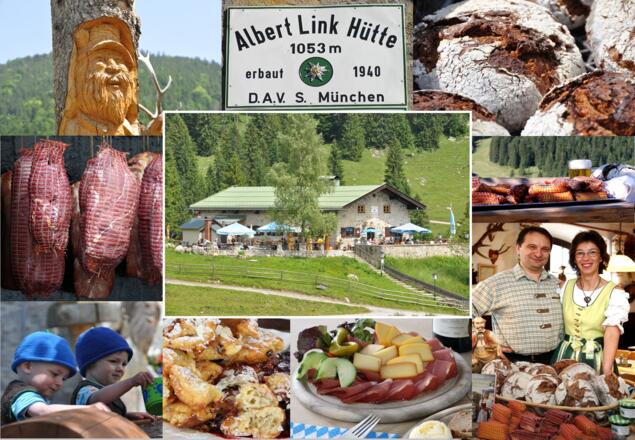 Die Albert-Link-Hütte lockt mit allerlei hausgemachten Spezialitäten