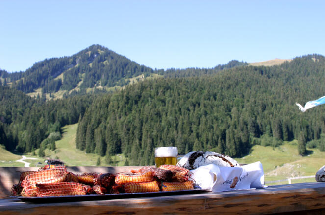 Brotzeit mit Aussicht
