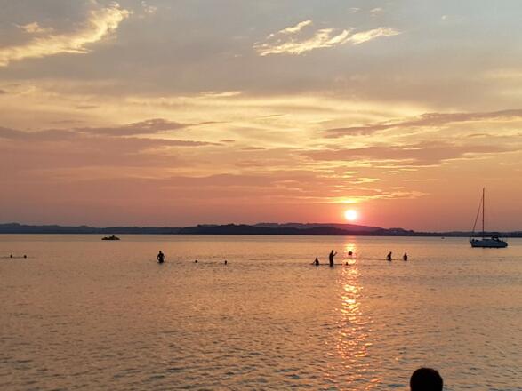 Sonnenuntergang in der Feldwieser Bucht