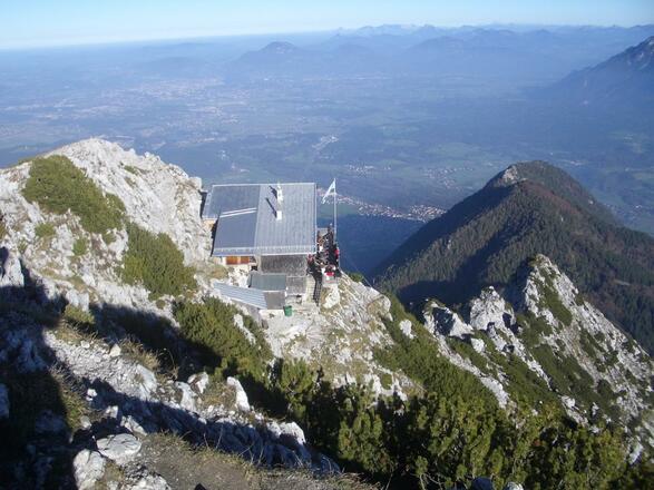 Das Reichenhaller Haus am Hochstaufen.