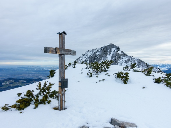 Gipfelkreuz am Mittelstaufen