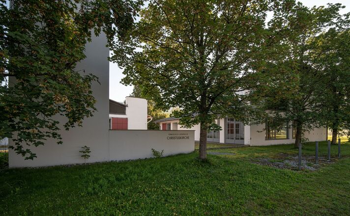 Evangelische Christuskirche in Inzell: Aussenansicht