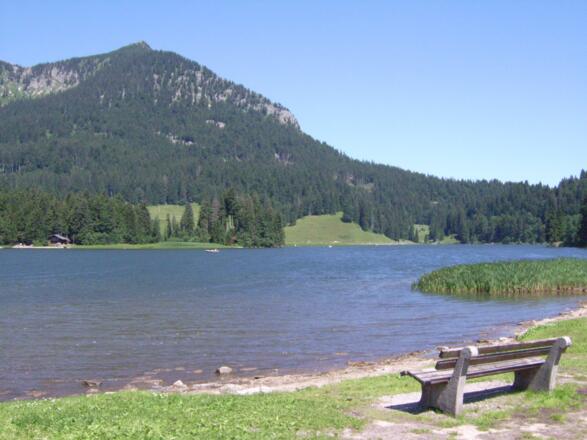 Spitzingsee mit Brecherspitze