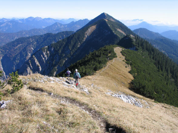 Blick auf die Halserspitze nach Osten.