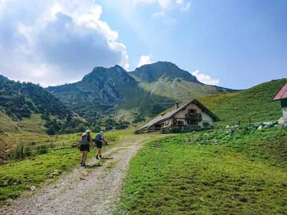 Kurz vor der Großtiefentalalm