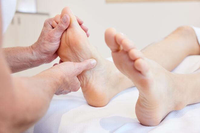 Fußmassage