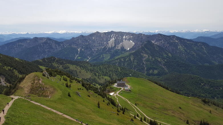 Aussicht von der Rotwand in Richtung Alpenhauptkamm