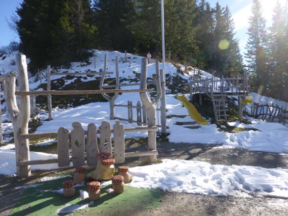 Spielplatz an der Bergstation Taubensteinbahn 