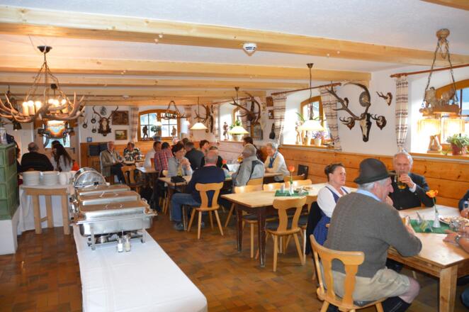 Die 2013 frisch renovierte Gaststube