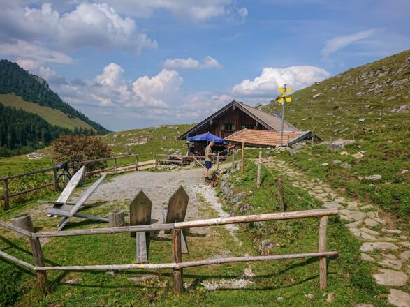 Der Ruhebereich der unteren Freudenreichalm