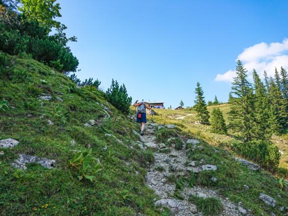 Die letzten Meter vor dem Taubensteinhaus