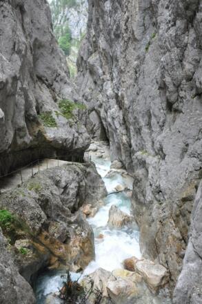 Die Klamm im unteren Teil