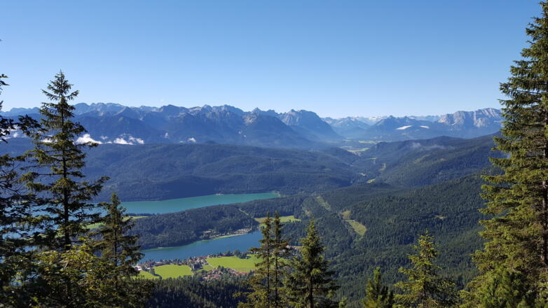 Schon beim Zustieg eröffnen sich tolle Aussichten