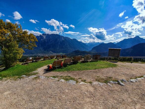 Entspannte Atmosphäre auf dem Hohen Kranzberg
