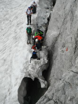 Die Randkluft im August 2012