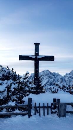 Gipfelkreuz am Rossfeld 