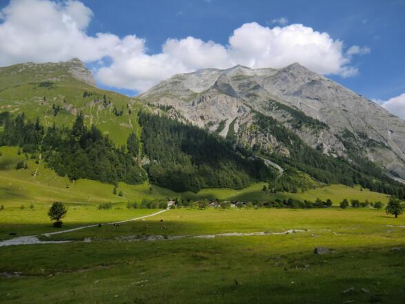 Blick auf die Eng-Almen
