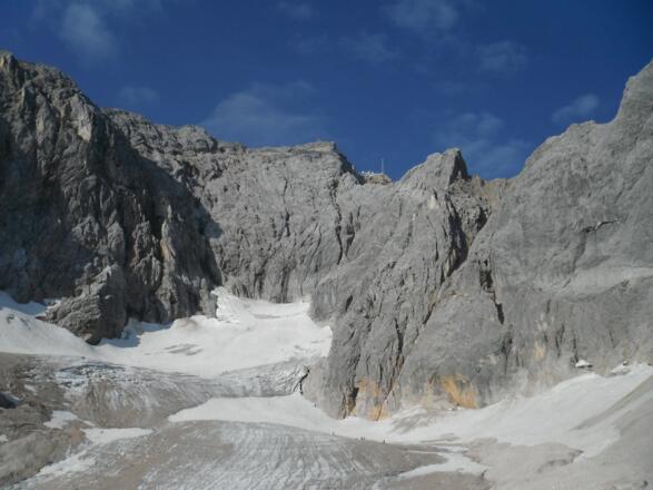 Die Zugspitze mit dem Höllentalferner