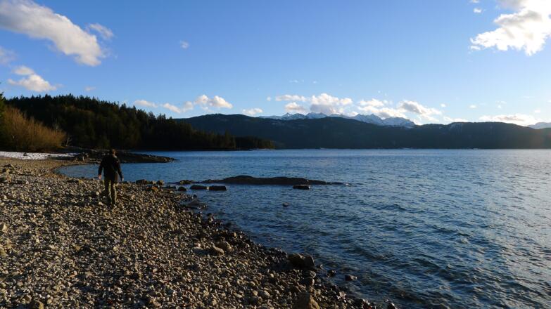 Walchensee im Winter
