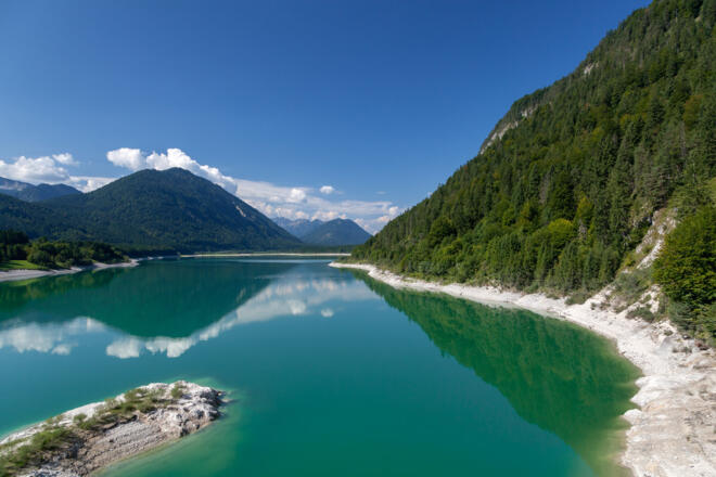 Isareinlauf Sylvensteinsee