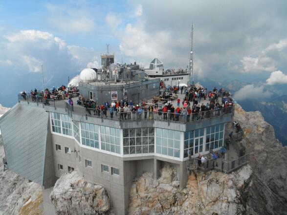 Der bebaute &quot;Touristengipfel&quot;