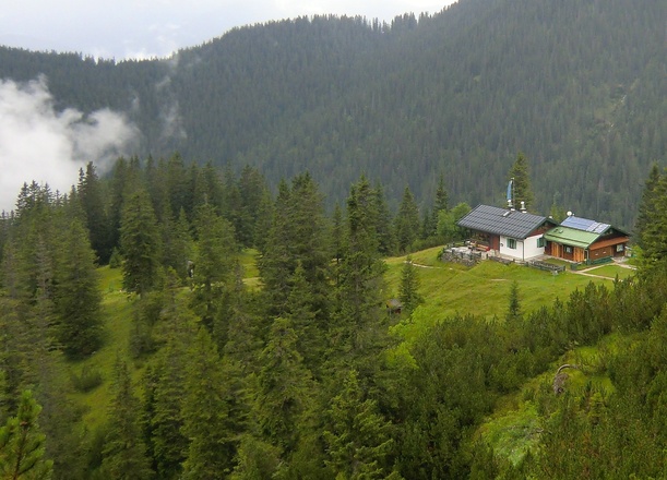 Die kleine Hochlandhütte - Ziel der ersten Etappe