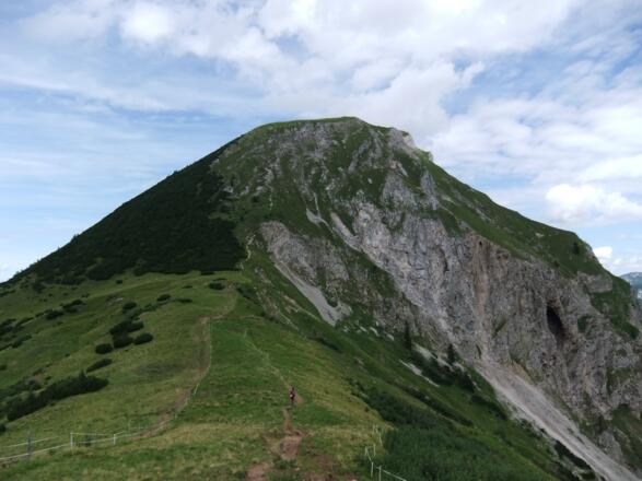 Mahnkopf (2094 m) nahe der Falkenhütte - der Aufstieg ist steiler als man denkt