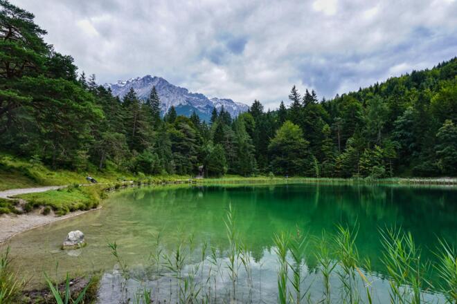 Der Lautersee bei Mittenwald