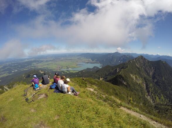 Entspannte Atmosphäre auf dem Heimgarten