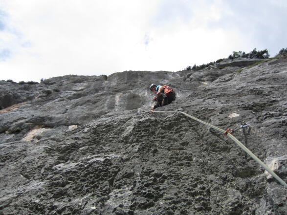 tolle erste Seillänge