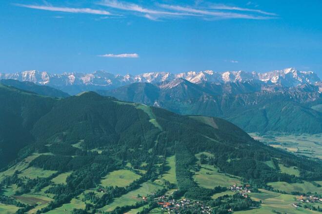 Wanderung Hörnlehütte - Hörnle mit Ammergauer Alpen und Wetterstein