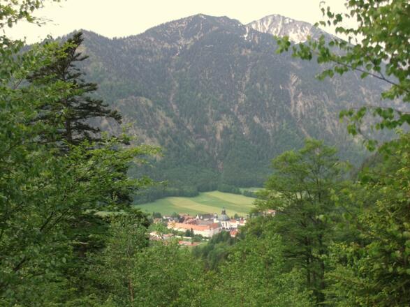 Blick zurück nach Ettal