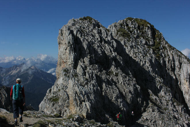 Bei d er Nördlichen Linderspitze
